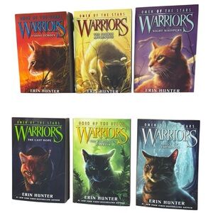 Warriors 4th Series Omen of the Stars Book Set by Erin Hunter